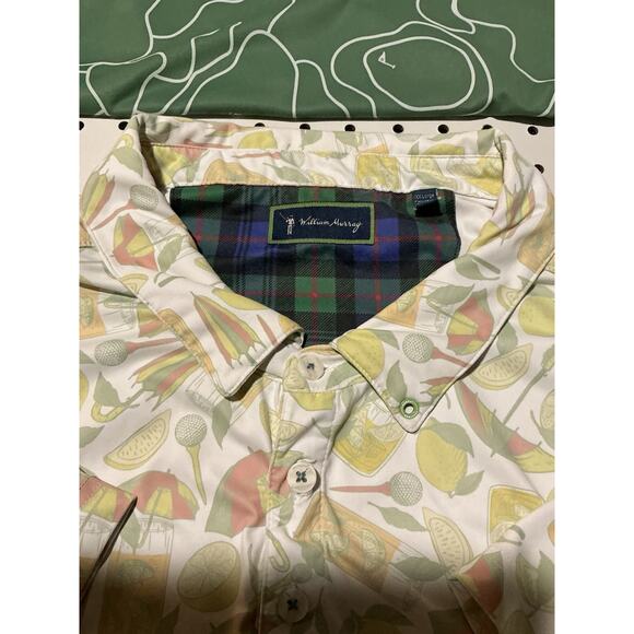 William Murray Golf Polo Lot of 2 “Lemon Life & Cocktails” Mens XXL Used - Picture 2 of 10